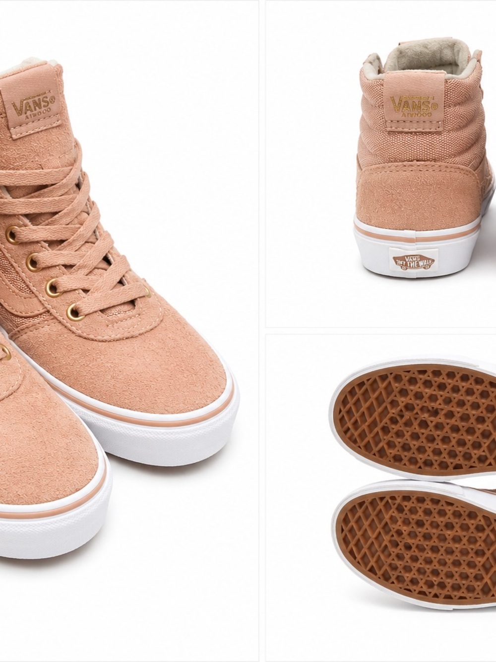 Vans Sk8-Hi High Top Sneakers – Women’s Size 6.5 – Blush Pink